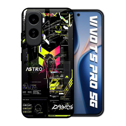 Astro Glitch Vivo T5 Pro 5G Glass Back Cover Online
