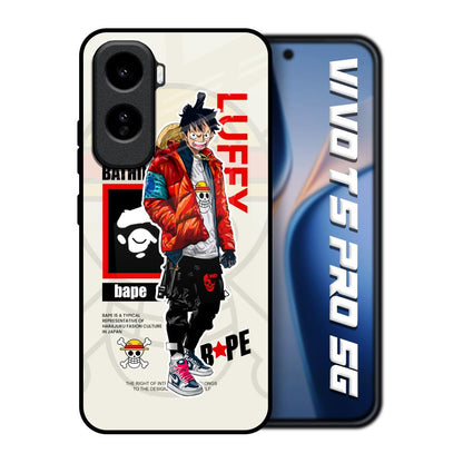 Bape Luffy Vivo T5 Pro 5G Glass Back Cover Online