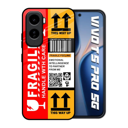 Handle With Care Vivo T5 Pro 5G Glass Back Cover Online