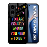 Magical Words Vivo T5 Pro 5G Glass Back Cover Online