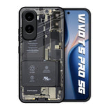 Skeleton Inside Vivo T5 Pro 5G Glass Back Cover Online
