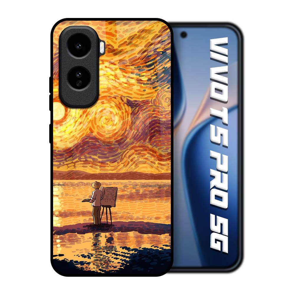 Sunset Vincent Vivo T5 Pro 5G Glass Back Cover Online