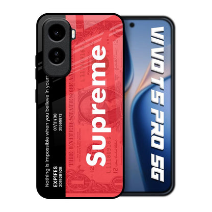 Supreme Ticket Vivo T5 Pro 5G Glass Back Cover Online