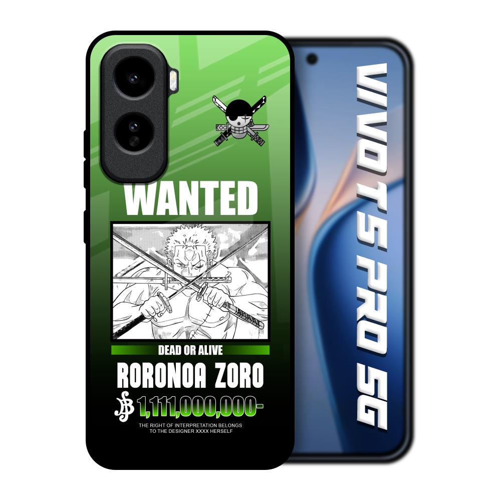 Zoro Wanted Vivo T5 Pro 5G Glass Back Cover Online