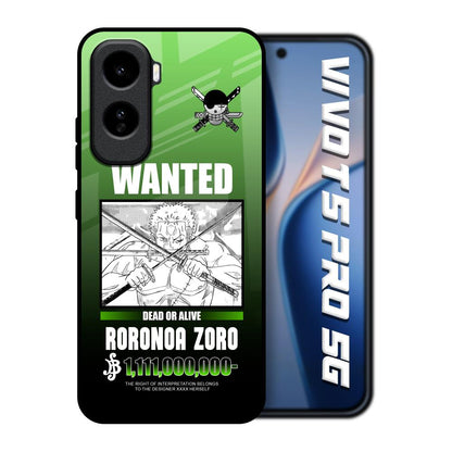 Zoro Wanted Vivo T5 Pro 5G Glass Back Cover Online