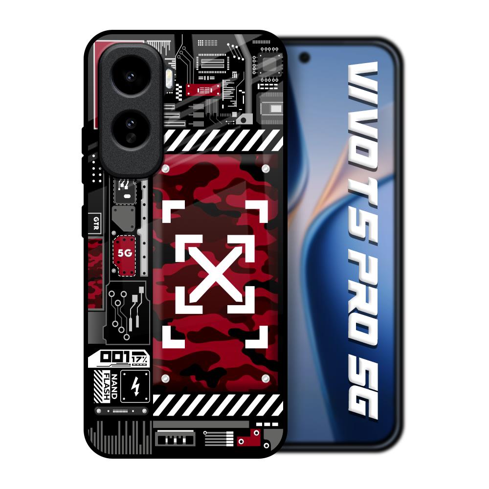 Technology Art Vivo T5 Pro 5G Glass Back Cover Online