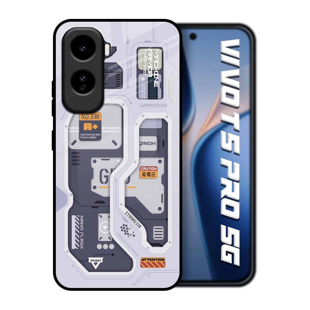 Tech Savvy Vivo T5 Pro 5G Glass Back Cover Online