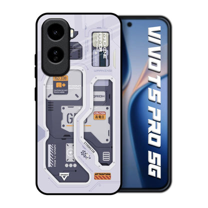 Tech Savvy Vivo T5 Pro 5G Glass Back Cover Online
