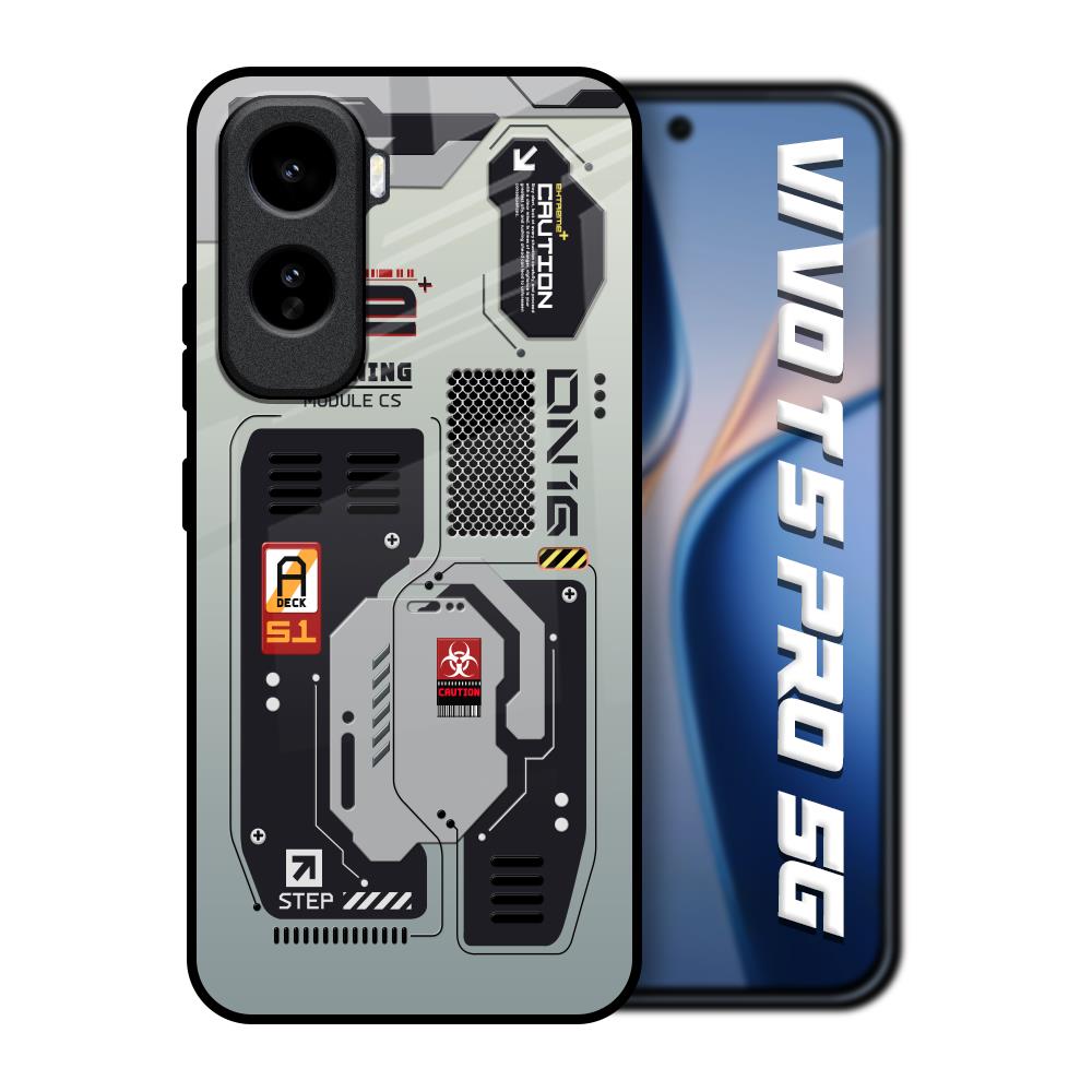 Techno Vibes Vivo T5 Pro 5G Glass Back Cover Online