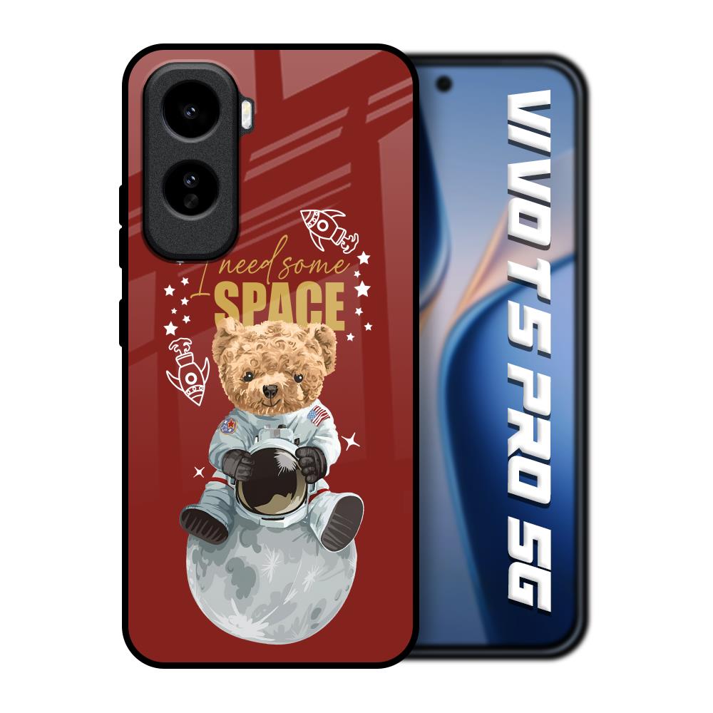 Astronaut Bear Vivo T5 Pro 5G Glass Back Cover Online