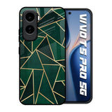 Abstract Green Vivo T5 Pro 5G Glass Back Cover Online