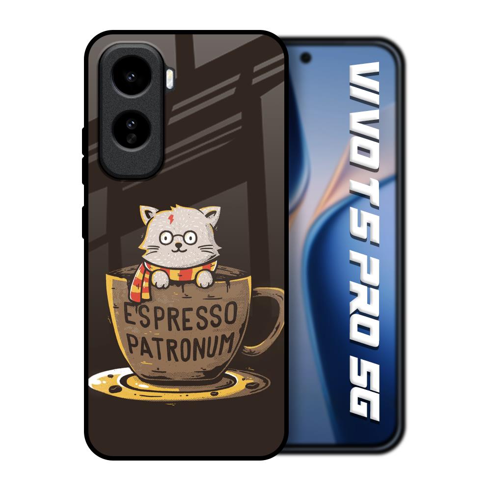 Tea With Kitty Vivo T5 Pro 5G Glass Back Cover Online