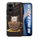 Tea With Kitty Vivo T5 Pro 5G Glass Back Cover Online
