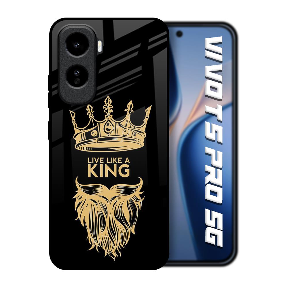 King Life Vivo T5 Pro 5G Glass Back Cover Online