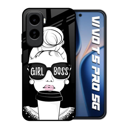 Girl Boss Vivo T5 Pro 5G Glass Back Cover Online