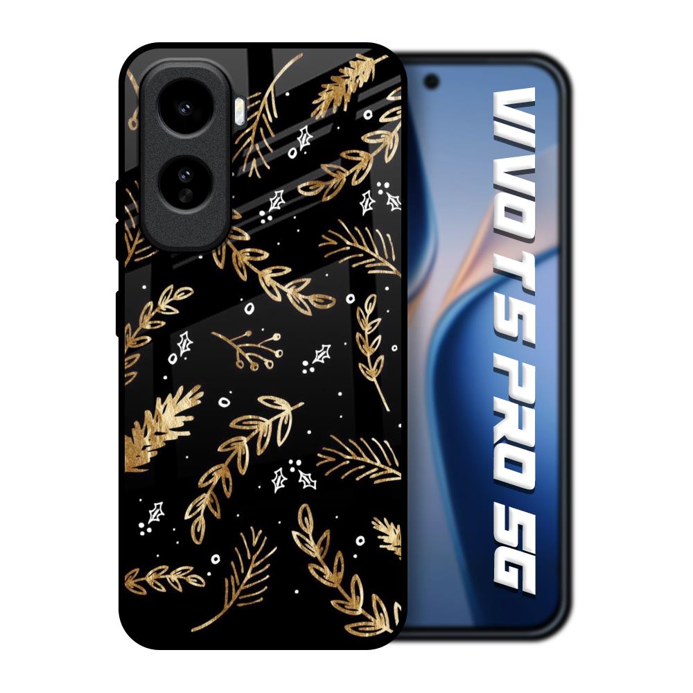 Autumn Leaves Vivo T5 Pro 5G Glass Back Cover Online