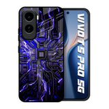 Techno Color Pattern Vivo T5 Pro 5G Glass Back Cover Online