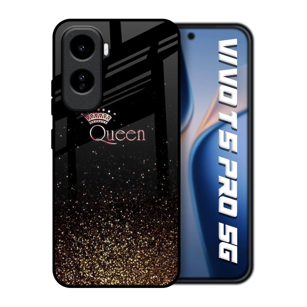 I Am The Queen Vivo T5 Pro 5G Glass Back Cover Online