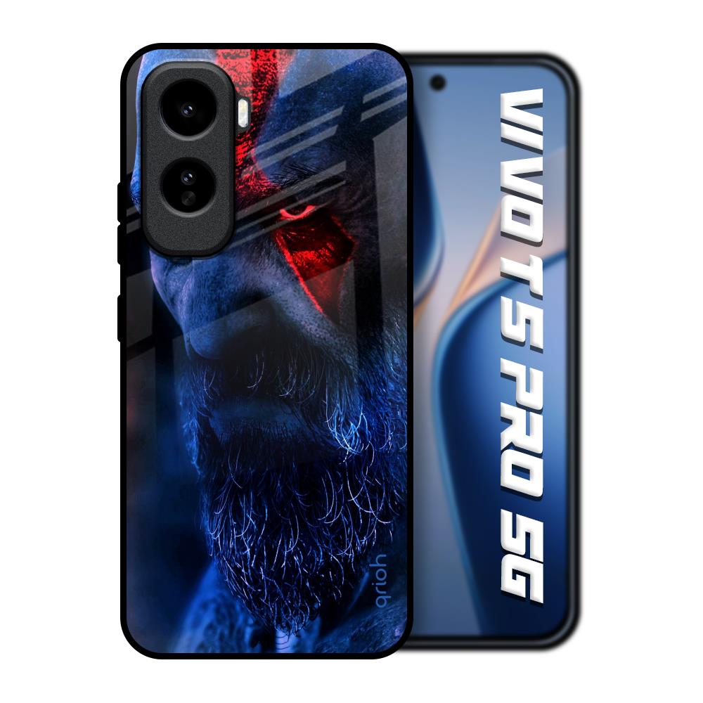 God Of War Vivo T5 Pro 5G Glass Back Cover Online