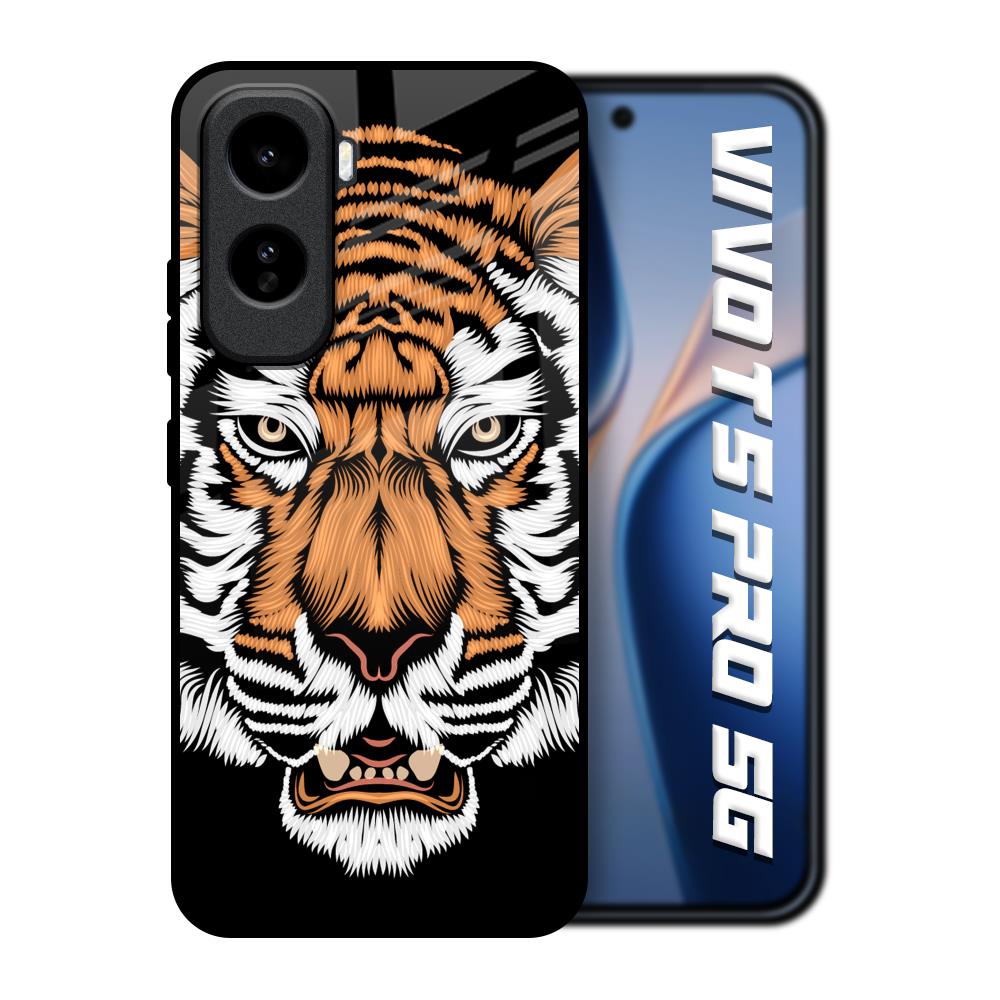 Angry Tiger Vivo T5 Pro 5G Glass Back Cover Online