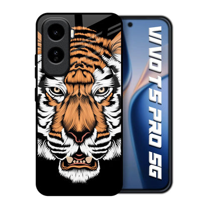 Angry Tiger Vivo T5 Pro 5G Glass Back Cover Online