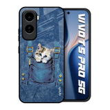 Kitty In Pocket Vivo T5 Pro 5G Glass Back Cover Online