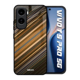 Diagonal Slash Pattern Vivo T5 Pro 5G Glass Back Cover Online