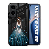 Queen Of Fashion Vivo T5 Pro 5G Glass Back Cover Online