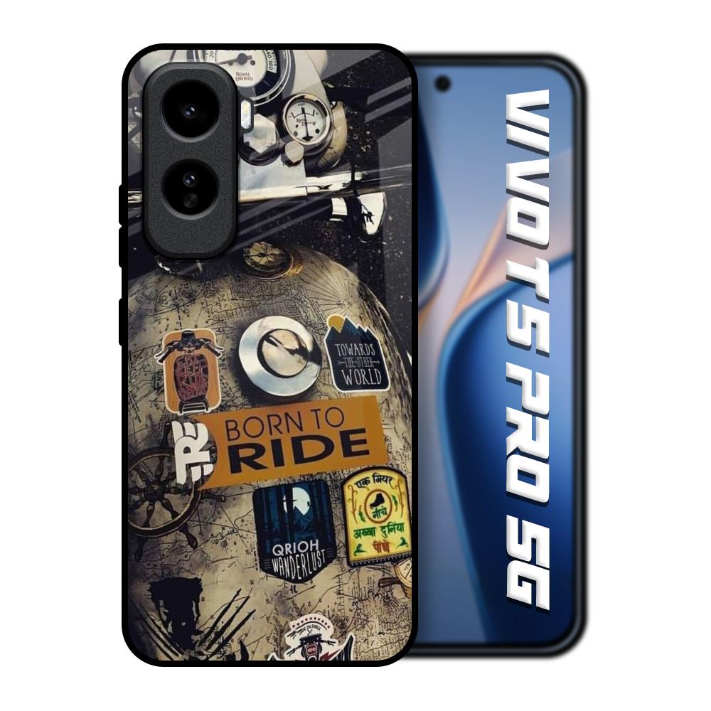 Ride Mode On Vivo T5 Pro 5G Glass Back Cover Online