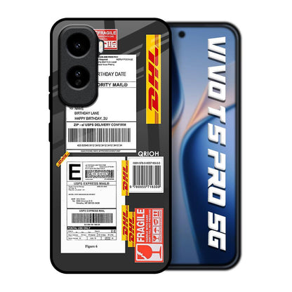 Cool Barcode Label Vivo T5 Pro 5G Glass Back Cover Online
