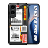 Cool Barcode Label Vivo T5 Pro 5G Glass Back Cover Online