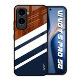Bold Stripes Vivo T5 Pro 5G Glass Back Cover Online
