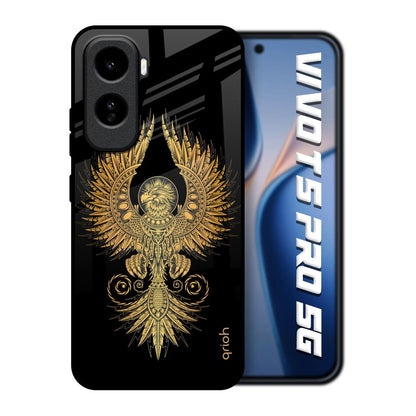 Mythical Phoenix Art Vivo T5 Pro 5G Glass Back Cover Online