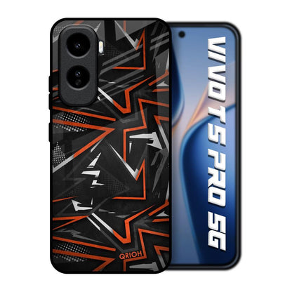 Vector Art Vivo T5 Pro 5G Glass Back Cover Online