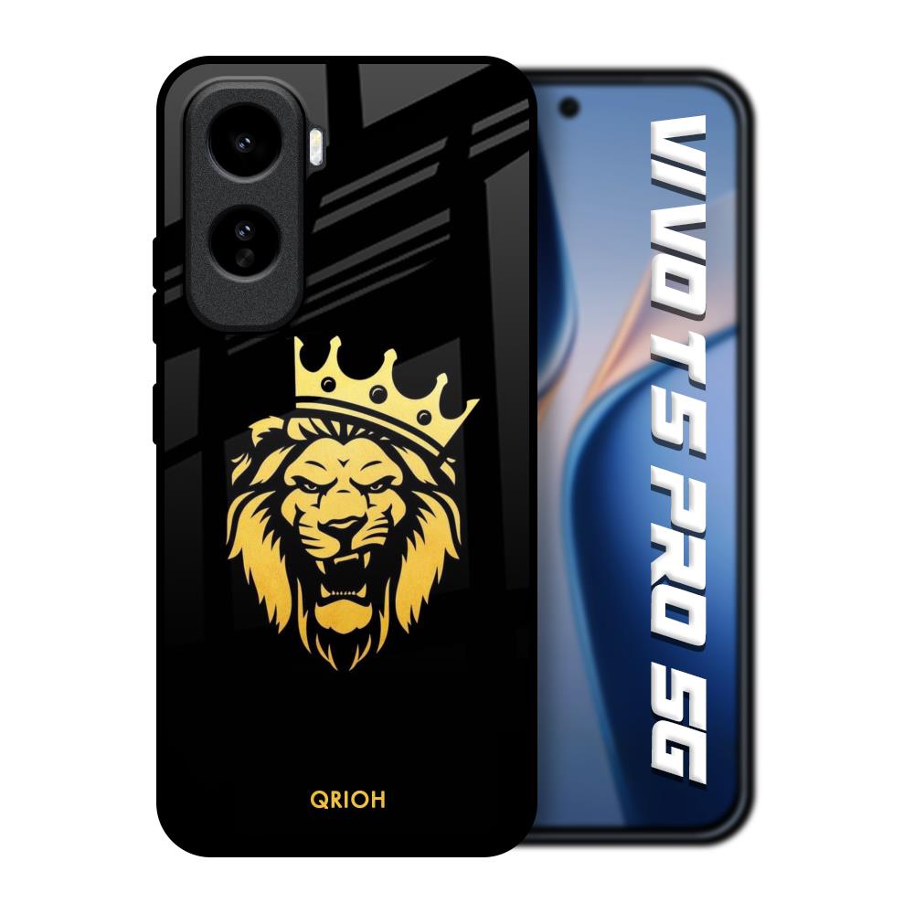 Lion The King Vivo T5 Pro 5G Glass Back Cover Online