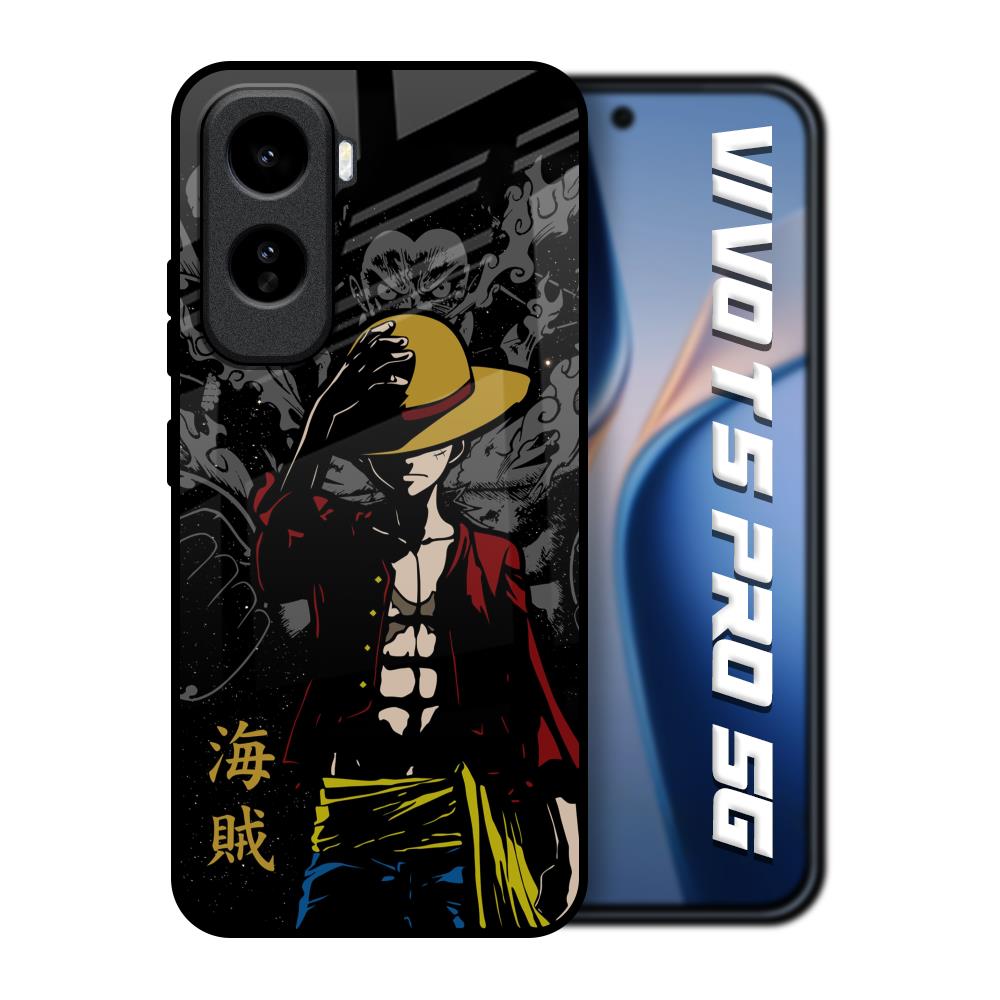 Dark Luffy Vivo T5 Pro 5G Glass Back Cover Online