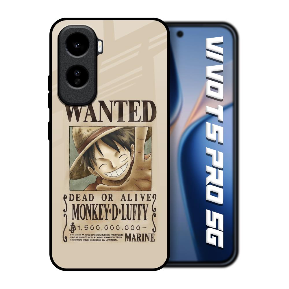 Luffy Wanted Vivo T5 Pro 5G Glass Back Cover Online