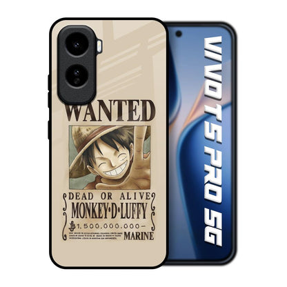 Luffy Wanted Vivo T5 Pro 5G Glass Back Cover Online