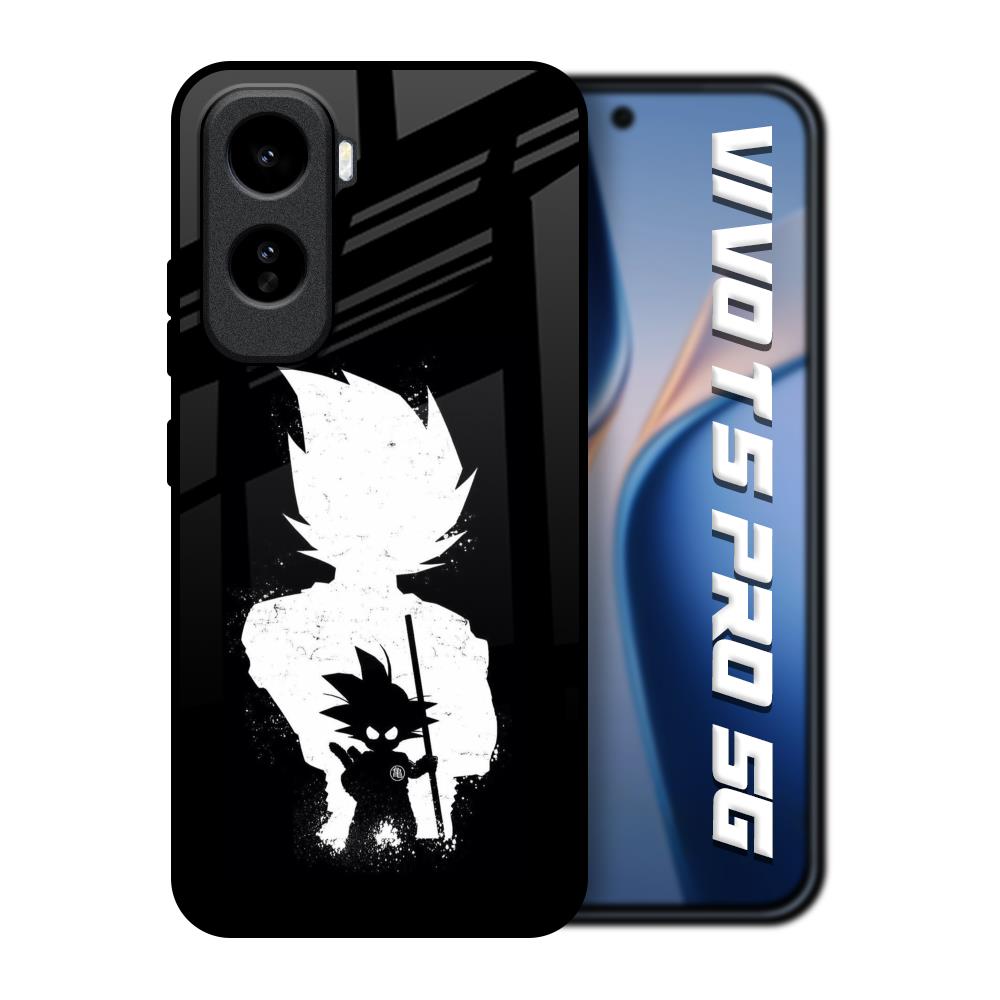 Monochrome Goku Vivo T5 Pro 5G Glass Back Cover Online