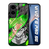 Anime Green Splash Vivo T5 Pro 5G Glass Back Cover Online