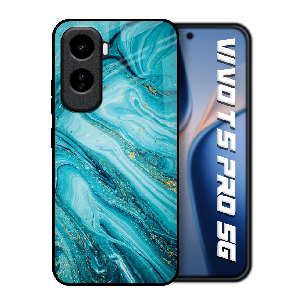 Ocean Marble Vivo T5 Pro 5G Glass Back Cover Online