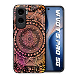 Floral Mandala Vivo T5 Pro 5G Glass Back Cover Online
