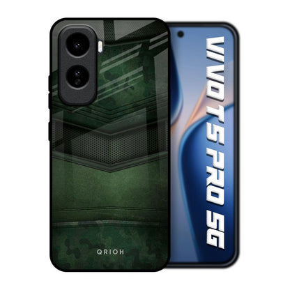 Green Leather Vivo T5 Pro 5G Glass Back Cover Online