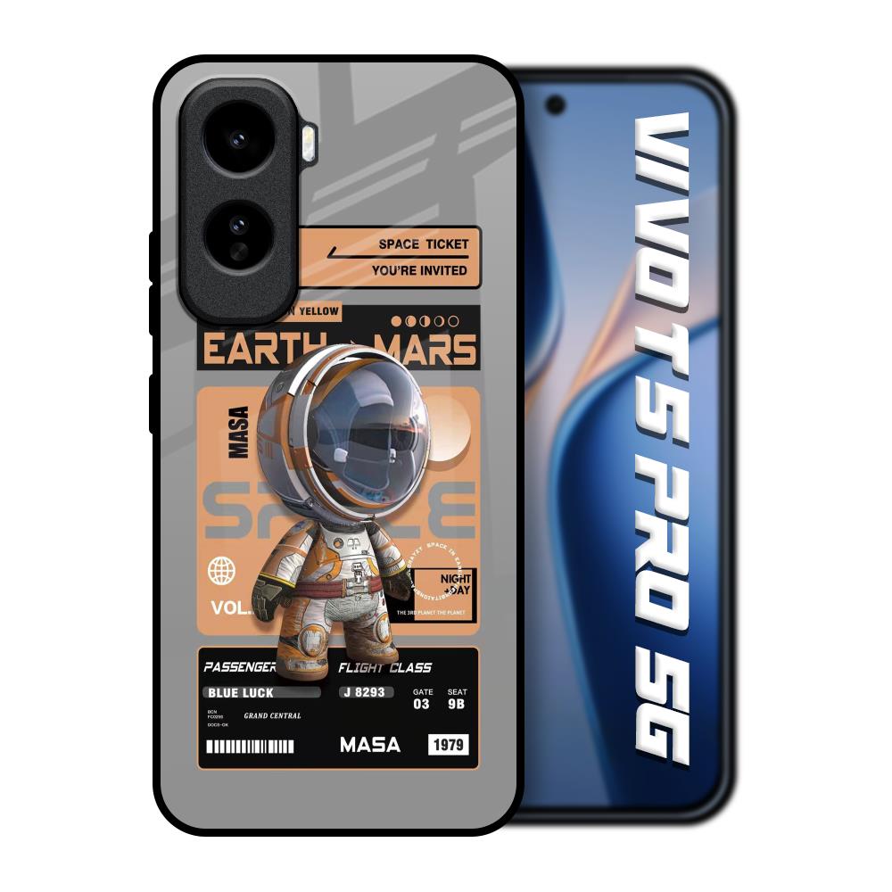 Space Ticket Vivo T5 Pro 5G Glass Back Cover Online