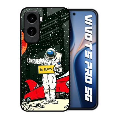 Astronaut on Mars Vivo T5 Pro 5G Glass Back Cover Online
