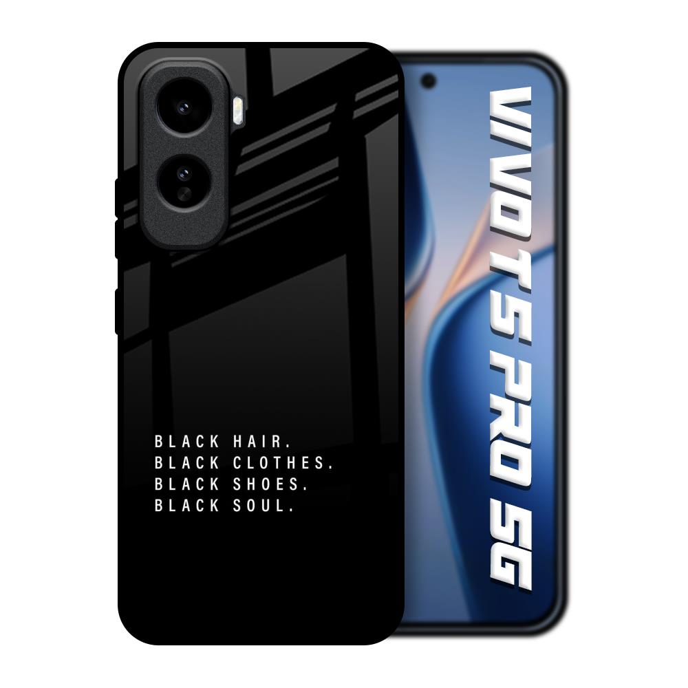 Black Soul Vivo T5 Pro 5G Glass Back Cover Online