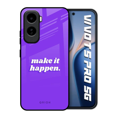 Make it Happen Vivo T5 Pro 5G Glass Back Cover Online