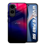 Blue Ombre Vivo T5 Pro 5G Glass Back Cover Online