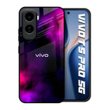 Pink Galaxy Vivo T5 Pro 5G Glass Back Cover Online