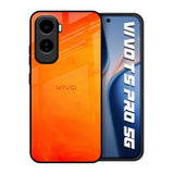 Tangy Orange Vivo T5 Pro 5G Glass Back Cover Online